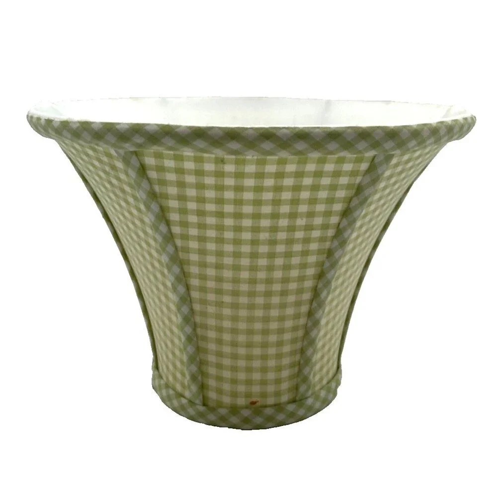 Pottery Barn Kids Yellow Gingham Bell Lamp Shade 6” Height 8” Width